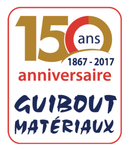 Logo GUIBOUT MATERIAUX 150 ans